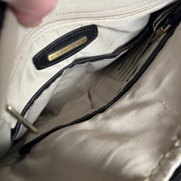 Travelon Crossbody Shoulder Purse Black Nylon Turnlock Hiking Travel Bag - Picture 13 of 13